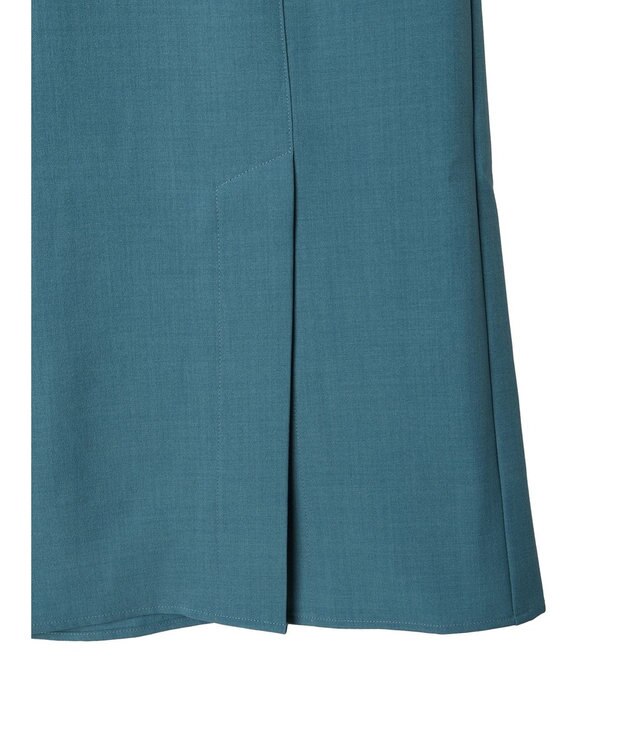 Green Parks 接触冷感　きれいシルエットＩラインスカート Blue