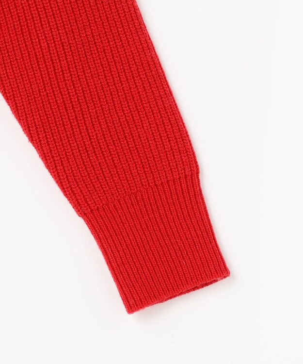 23区GOLF 【WOMEN】ウイングカラーニット レッド系