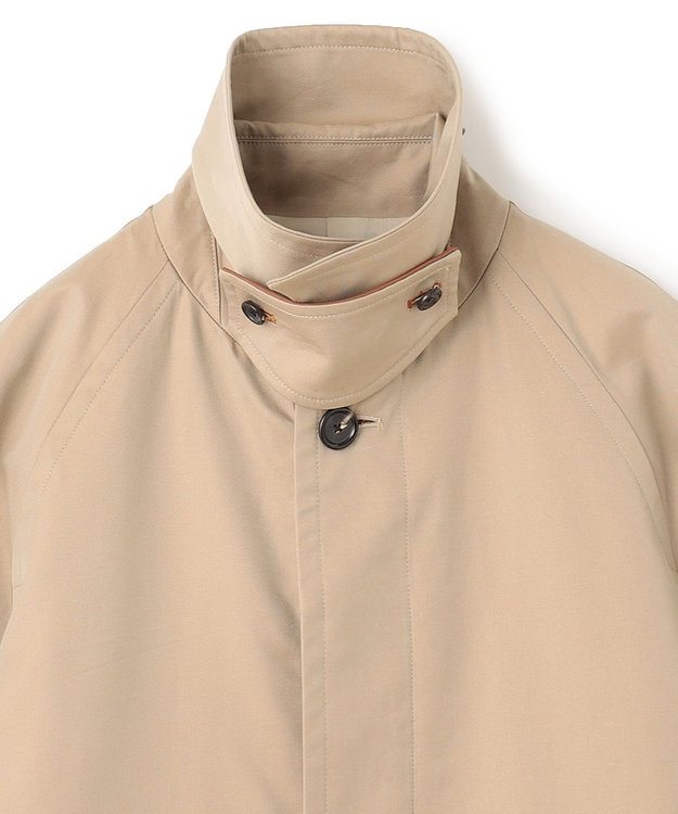 JOSEPH HOMME コットンシルクギャバジン　ステンカラーコート ベージュ系