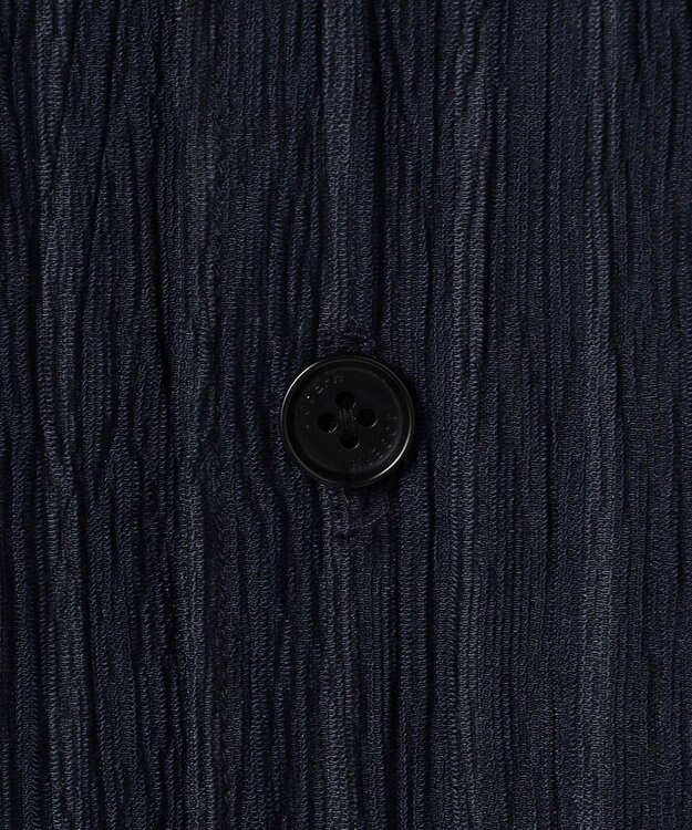 JOSEPH HOMME 【新素材】エアリッジストレッチ ポケット付レギュラーカラー半袖シャツ ネイビー系1