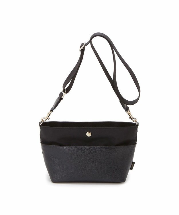 TOPKAPI 【Breath TOPKAPI】SCOTCH GRAIN スコッチグレイン バイカラー ショルダーバッグ ブラック