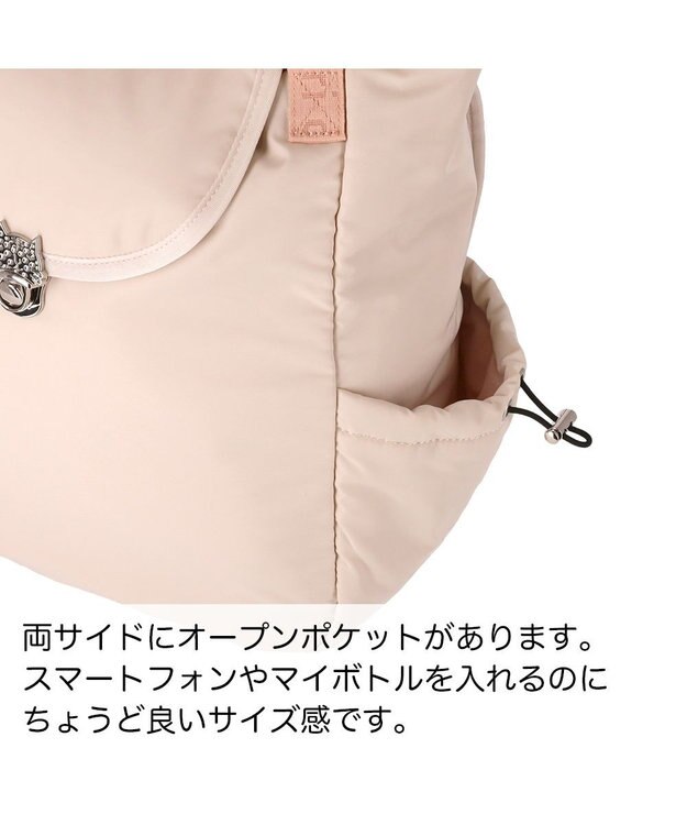 tsumori chisato CARRY ネコメタル リュック 手提げ ハンドバッグ 2way ベージュ