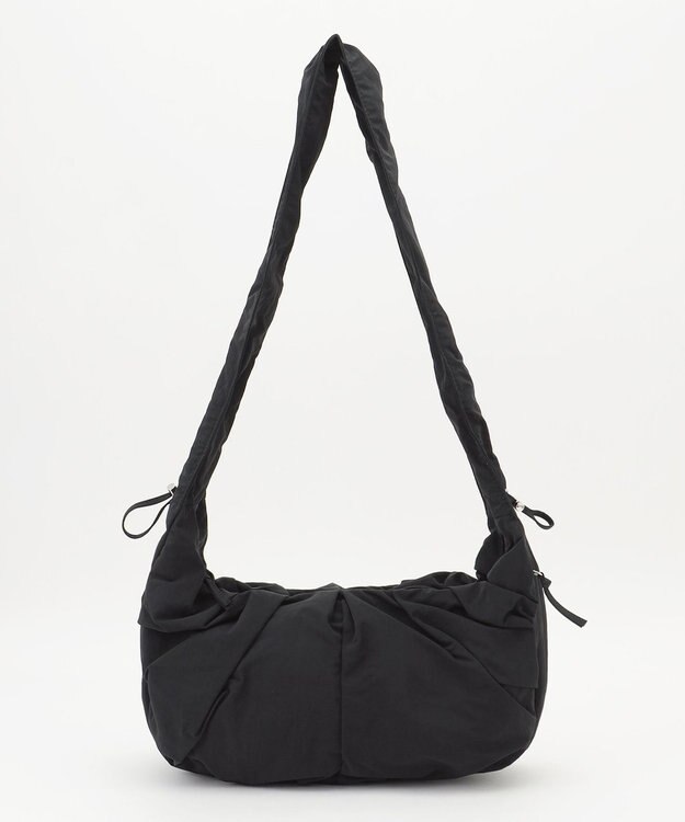 LA BAGAGERIE 【maison vert】 【軽量/多収納】ギャザーワンショルダー Large ブラック