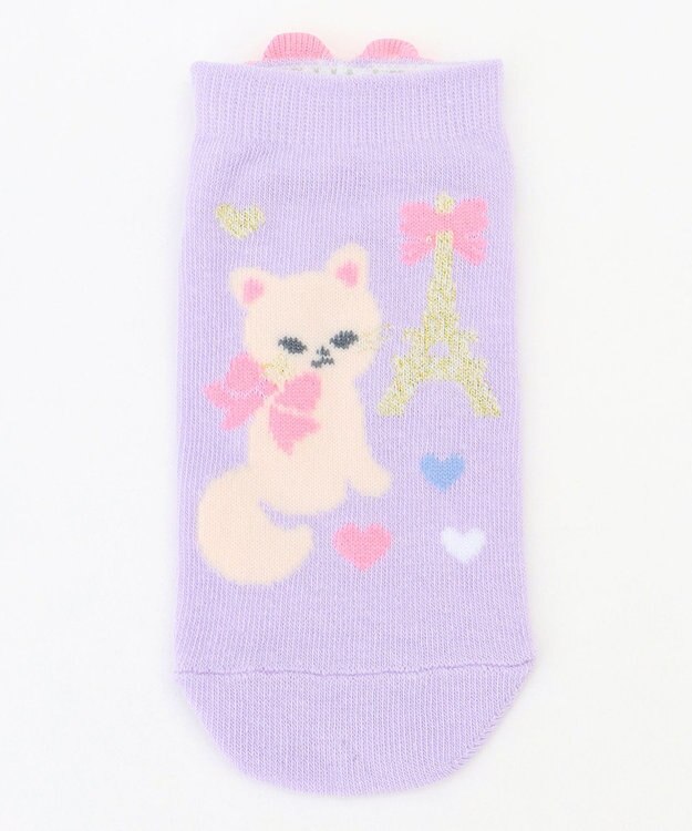 ANY KIDS 【3点セット】ソックス (サマーモチーフ) ライラック系