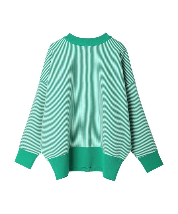 Green Parks ストライプＪＱカーディガン Green
