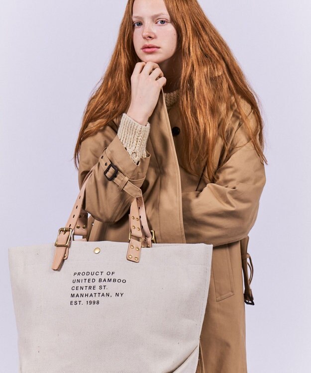 united bamboo 【NAVYS 10月号掲載】UB ベーシックバッグ(ミディアム) オフ