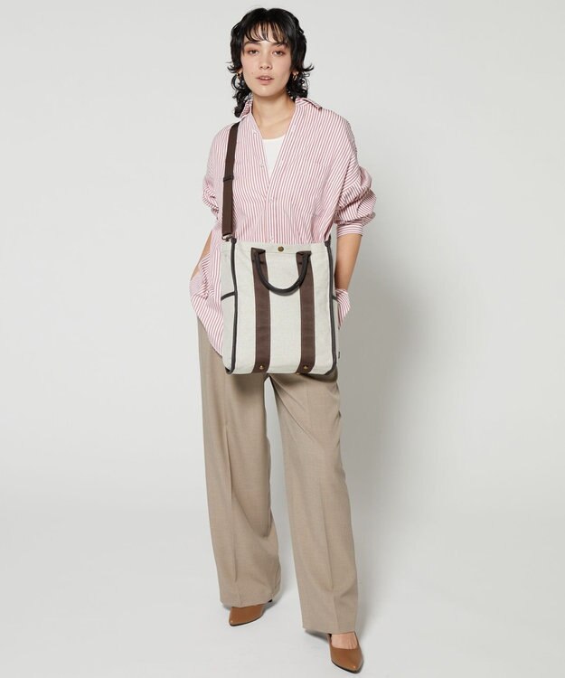 LA BAGAGERIE クラシックタテナガトート チョコ