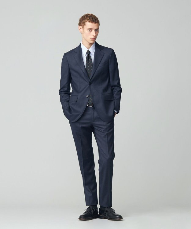 J.PRESS MEN 【J.PRESS MOVING】REDA1865ライトフランネル ジャケット ネイビー系