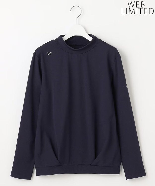 23区GOLF 【WOMEN/EC限定】【吸水速乾/UVケア】シンプル モックネック ネイビー系
