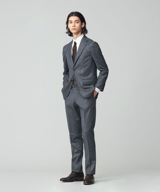 J.PRESS MEN 【J.PRESS MOVING】REDA1865ライトフランネル ジャケット グレー系