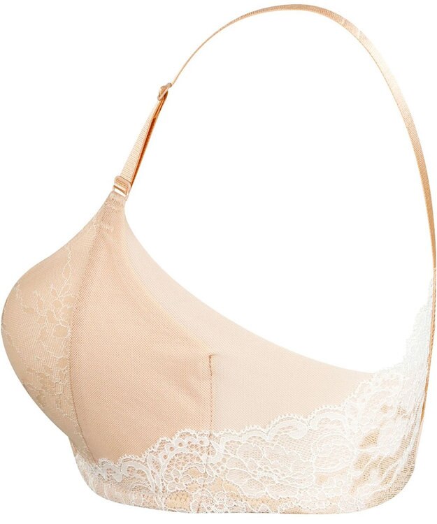 Wing 【シンクロブラ】 ノンワイヤーブラ　動いてもズレにくい　ウイング／ワコール　MB4013 ベージュ