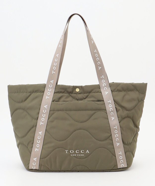 TOCCA 【WEB＆一部店舗限定】【A4サイズ対応】BOSCO A4TOTE トートバッグ カーキ系