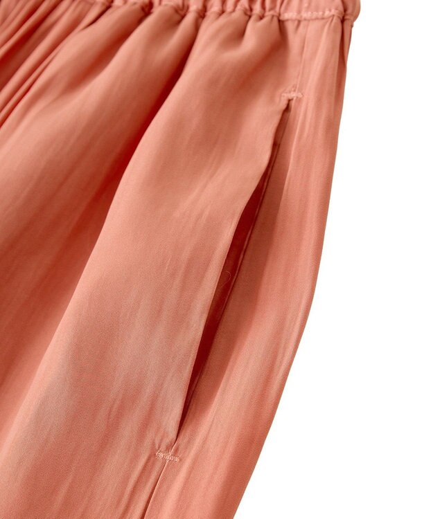 Green Parks サラフレワイドパンツ（無地） Orange