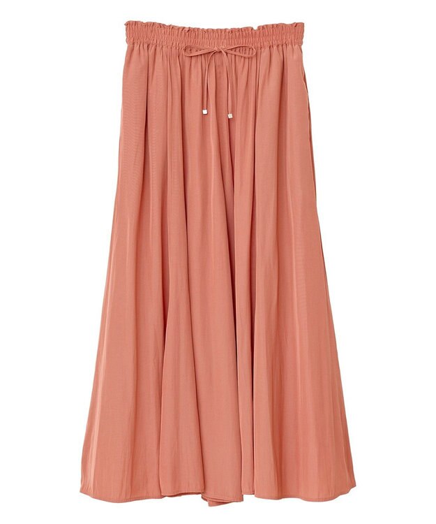 Green Parks サラフレワイドパンツ（無地） Orange