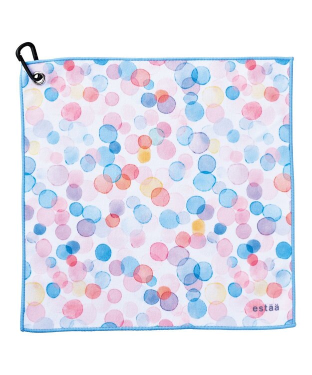 MOONBAT エスタ (estaa) くっつきタオル カラフルドット ピンク