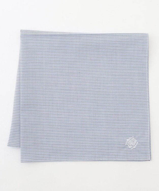 J.PRESS MEN ストライプハンカチ ネイビー系1