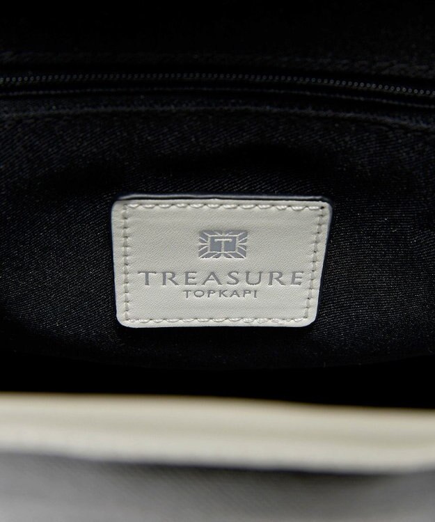 TOPKAPI 【TREASURE TOPKAPI】PVCコート キャンバス ショルダーバッグ / 撥水 ブラック