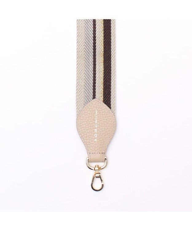 A.D.M.J. 【別売り】イタリアンテープショルダーストラップ(レギュラー/107cm) SAND