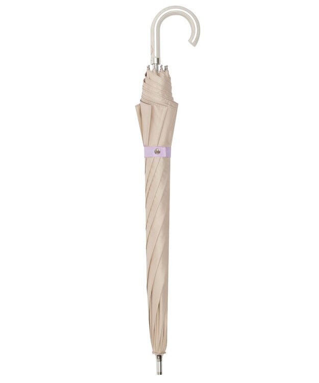 MOONBAT 【 遮光率100％/遮熱/UV】PAUL&JOE ACCESSOIRES(ポール&ジョー) 晴雨兼用日傘 ヌネット ネコ 長傘 ベージュ