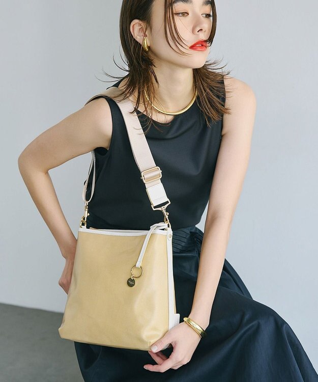 TOPKAPI 【TREASURE TOPKAPI】PVCコート キャンバス ショルダーバッグ / 撥水