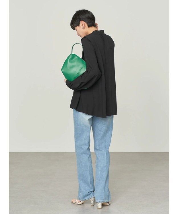 AMERICAN HOLIC サラックールタック使いブラウス Black