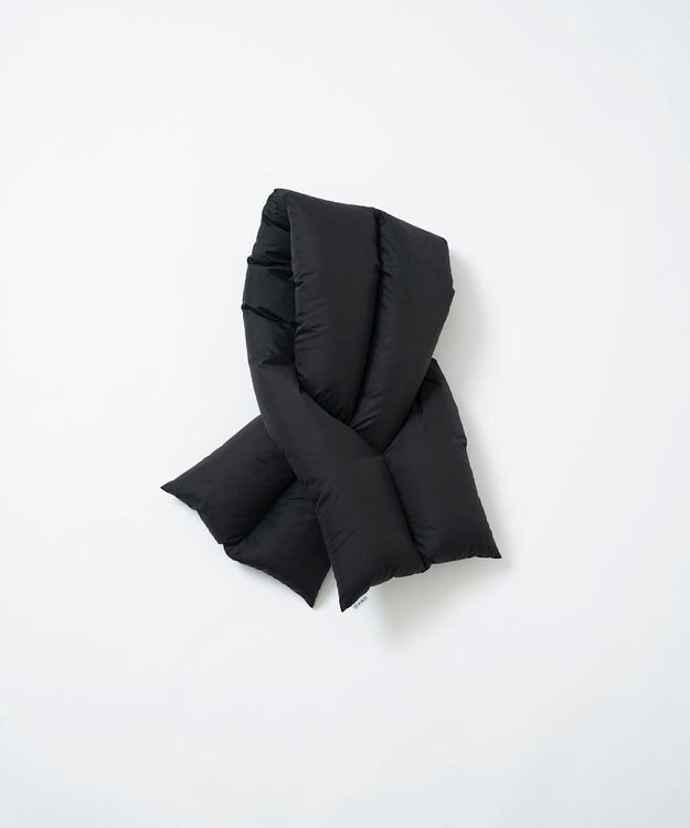 KWD 【日本製】DOWN SCARF グリーンダウン ダウンスカーフ ブラック