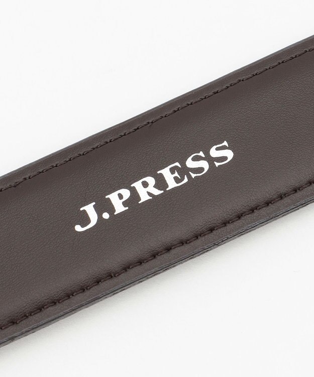J.PRESS MEN 【定番】シボレザー ベルト ダークブラウン系