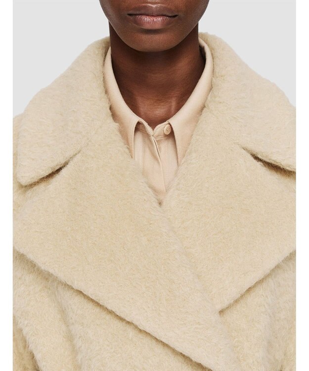 JOSEPH アルパカブランケット　ショートコート Champagne