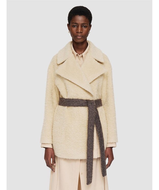 JOSEPH アルパカブランケット　ショートコート Champagne