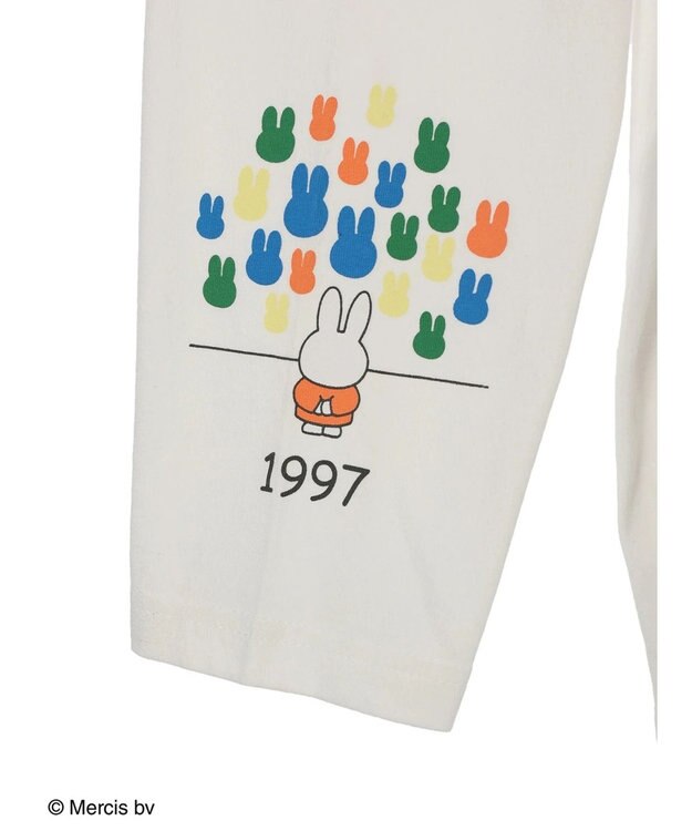 Green Parks ｍｉｆｆｙ／袖プリントロンＴ Off White