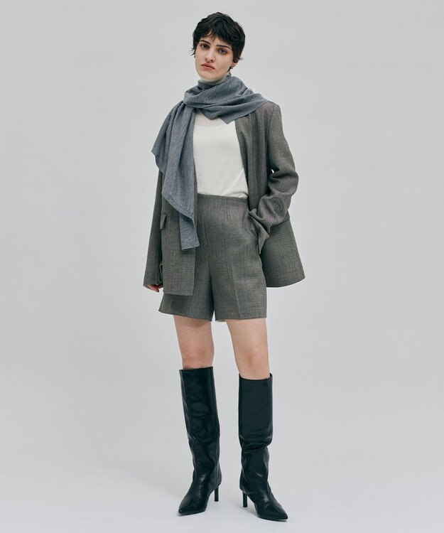 BEIGE， 【洗える】RICARD / カシミヤタートルニット Ecru