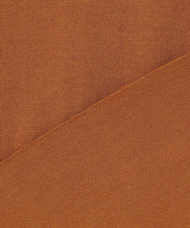 UNFILO フロスティコットン オーバーニット キャメル