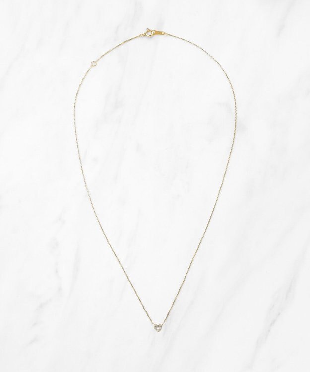 TOCCA 【WEB限定】IN YOUR HEART NECKLACE K10 ダイヤモンド ネックレス イエローゴールド系