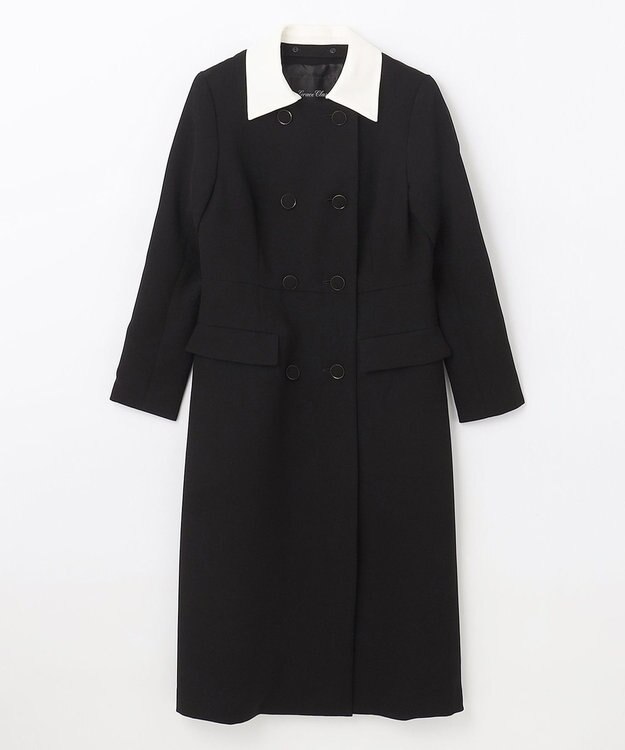GRACE CONTINENTAL クレリックコートドレス ブラック