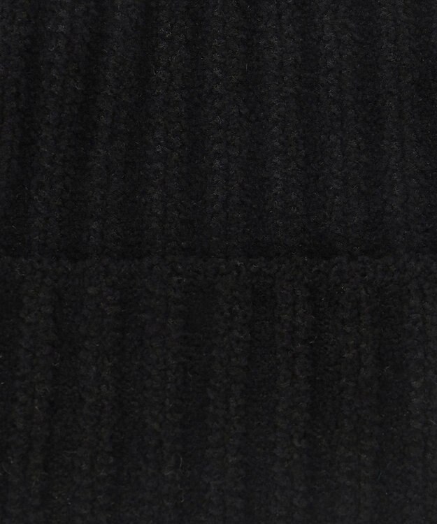 JOSEPH ABBOUD MOUNTAIN 【イージーケア/軽量/ソフト】ニットフリース ニットキャップ ブラック系