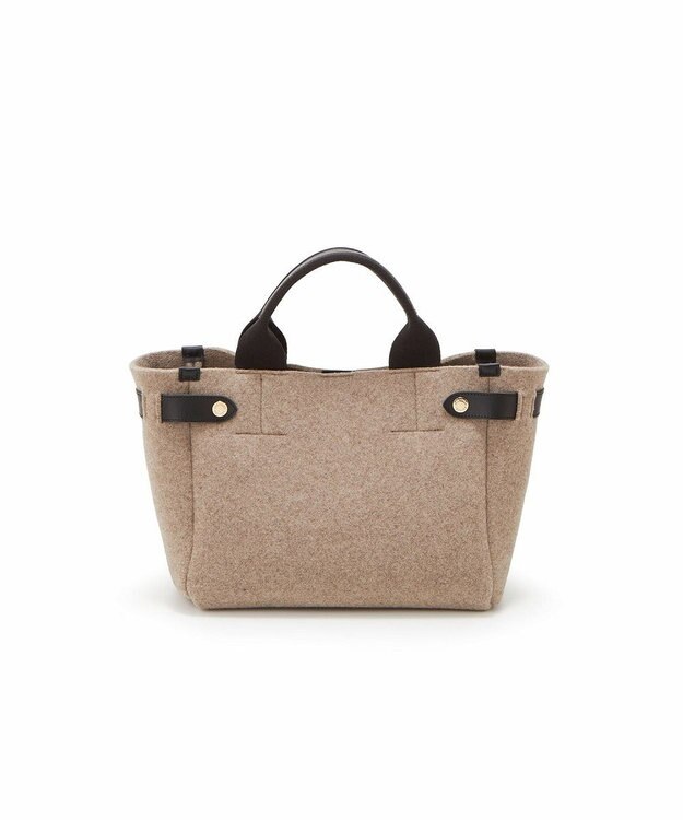 TOPKAPI 【TREASURE TOPKAPI】イタリアンフェルト サイドベルト トートバッグ グレージュ