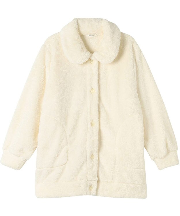 tsumori chisato SLEEP ツモリチサト ローブ 長袖 ルームウェア あったか レディース URW458 /ワコール アイボリー