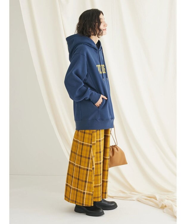 CRAFT STANDARD BOUTIQUE 先染めチェック（小）スカート Mustard