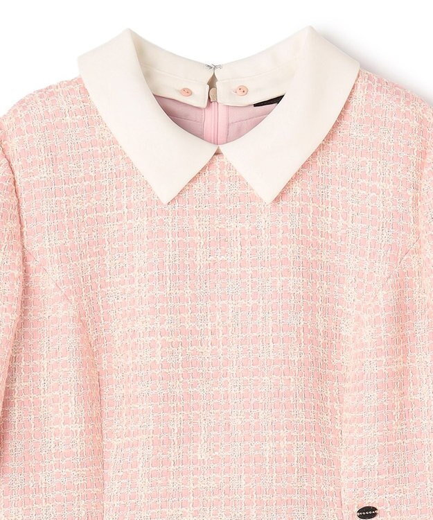 TOCCA 【洗える・消臭】 TWEED BLOSSOM ドレス ピンク系5