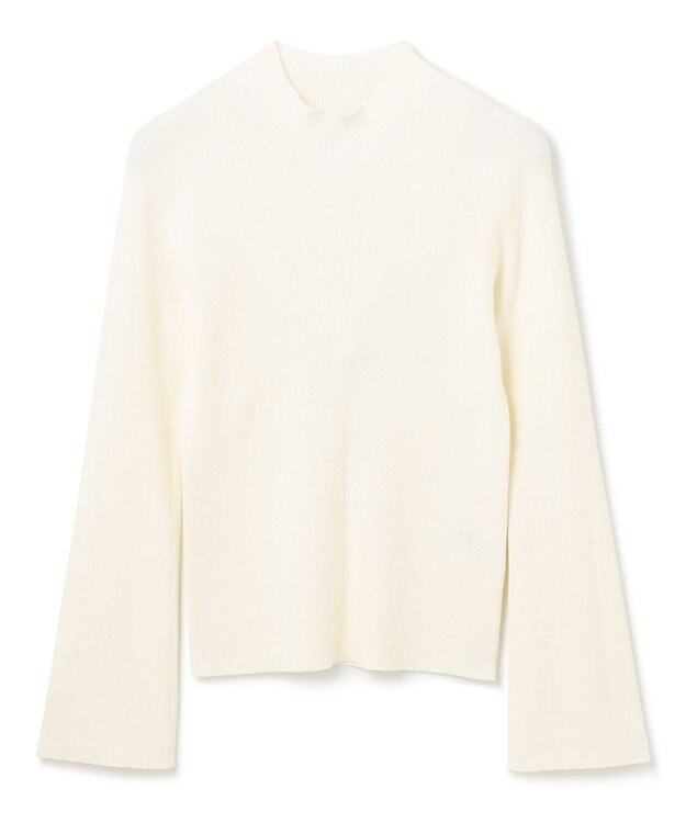 GRACE CONTINENTAL リブニットトップ ホワイト