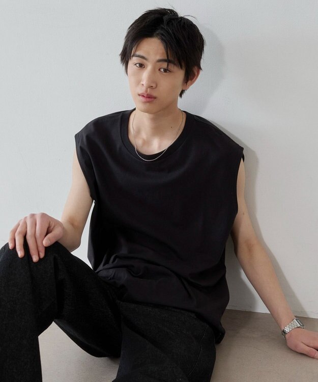 WEGO コットンクルーネックT（NS） ブラック