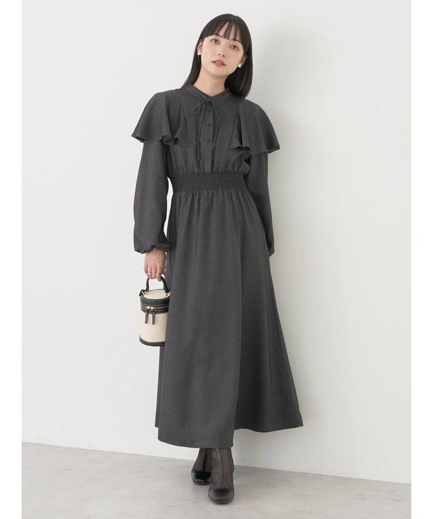 earth music&ecology デニムライクワンピース Black