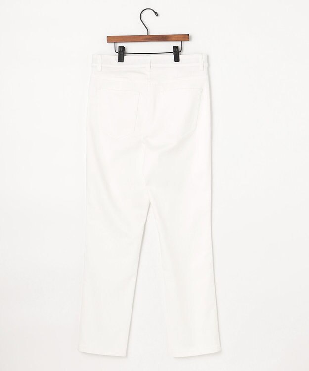 UNFILO L ハイストレッチ カラーパンツ ホワイト