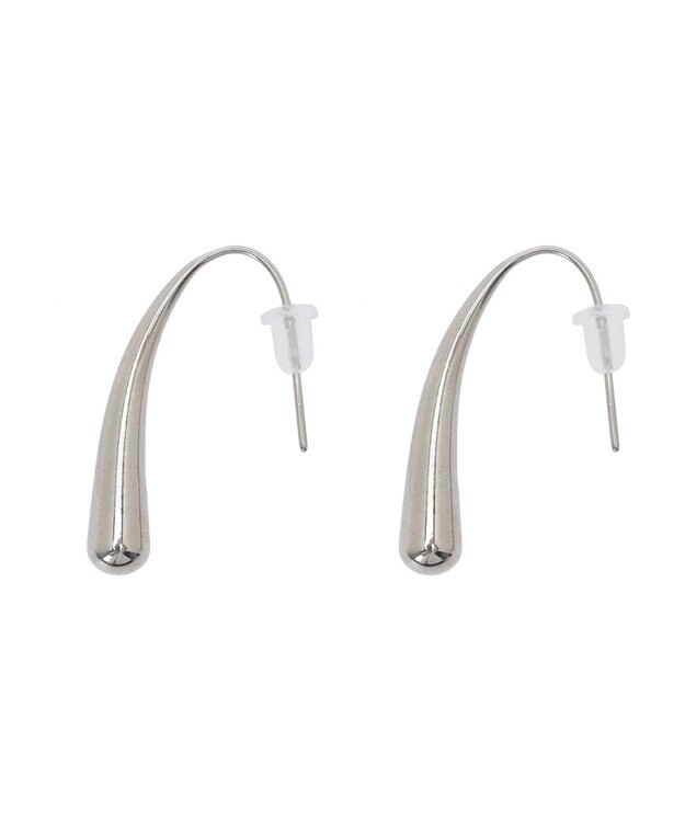 Green Parks ・ＨＡＬＦ　ＴＩＭＥ　サージカルドロップフックピアス Silver