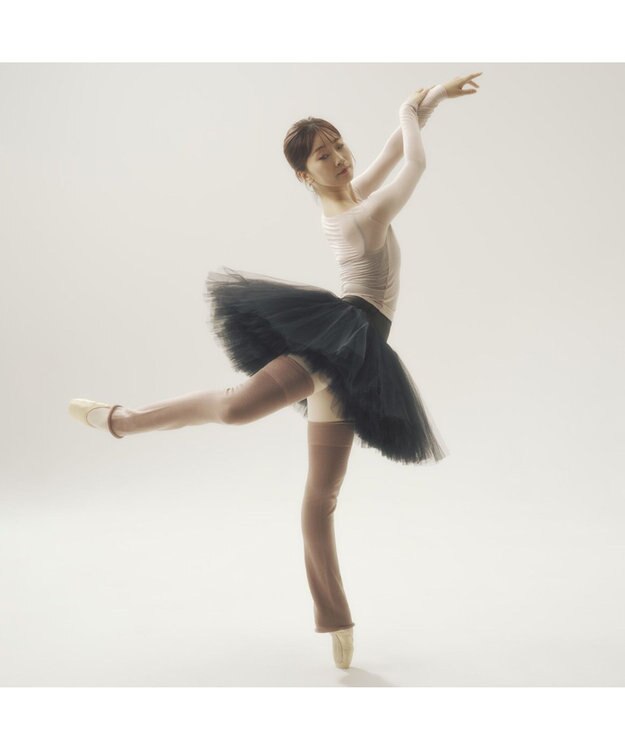 Chacott ロングレッグウォーマー (サーモギア(R)糸使用） アンティックローズ