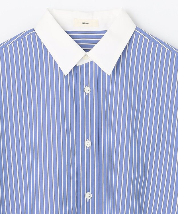 NAVE 【Nave　洗える】チュニック シャツ ブルー系2