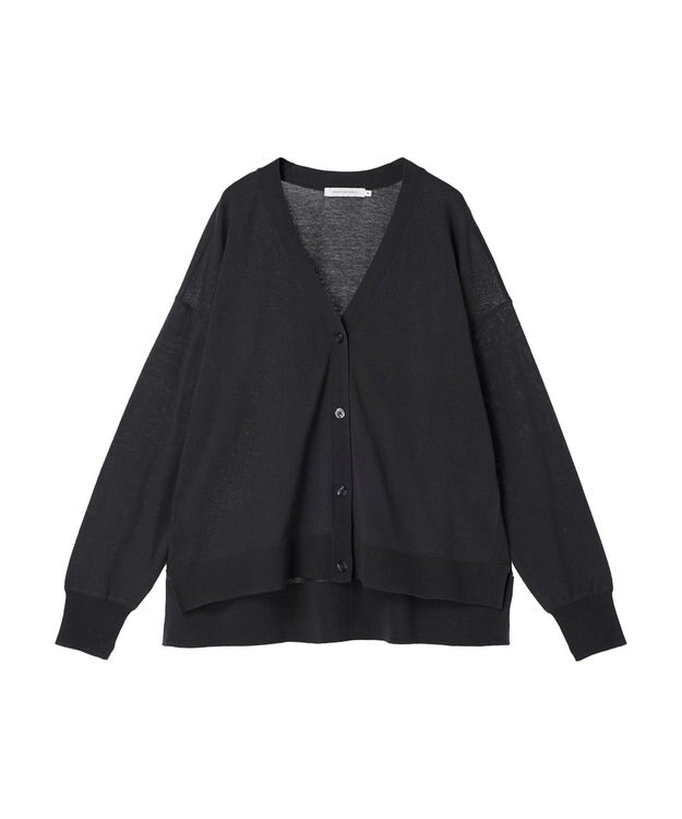 AMERICAN HOLIC ＵＶカットＶネックニットカーディガン Charcoal Gray
