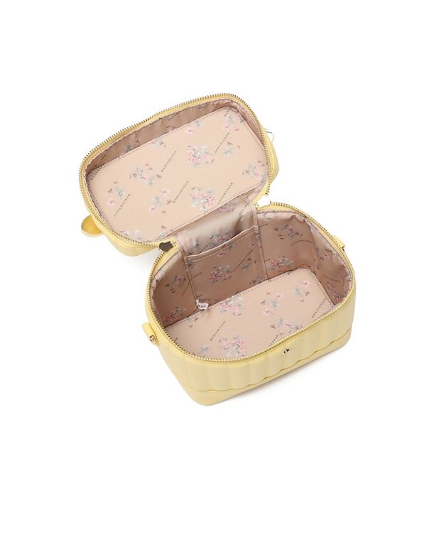 style code 【MERCURYDUO/マーキュリーデュオ】ストライプキルティング　バニティミニショルダーバッグ イエロー