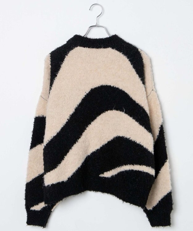 WEGO 幾何学柄ニットプルオーバー 柄1