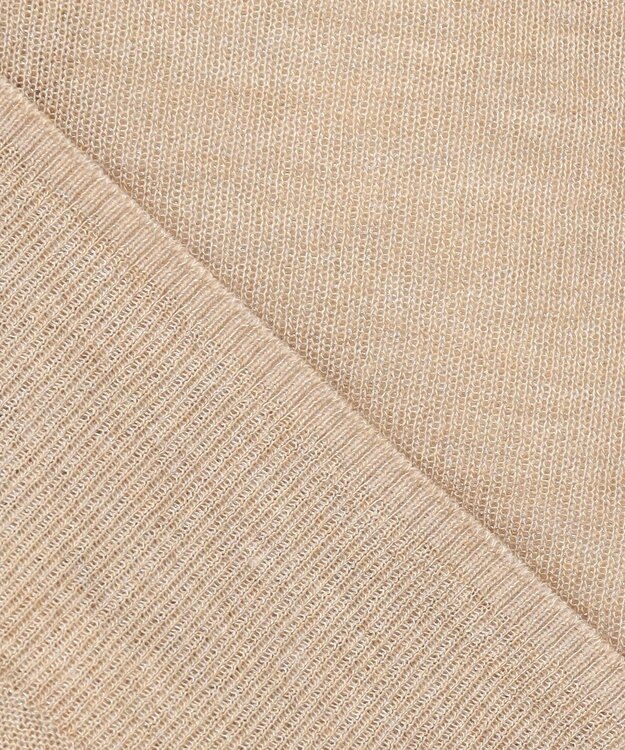 UNFILO ラメシアー カーディガン ベージュ